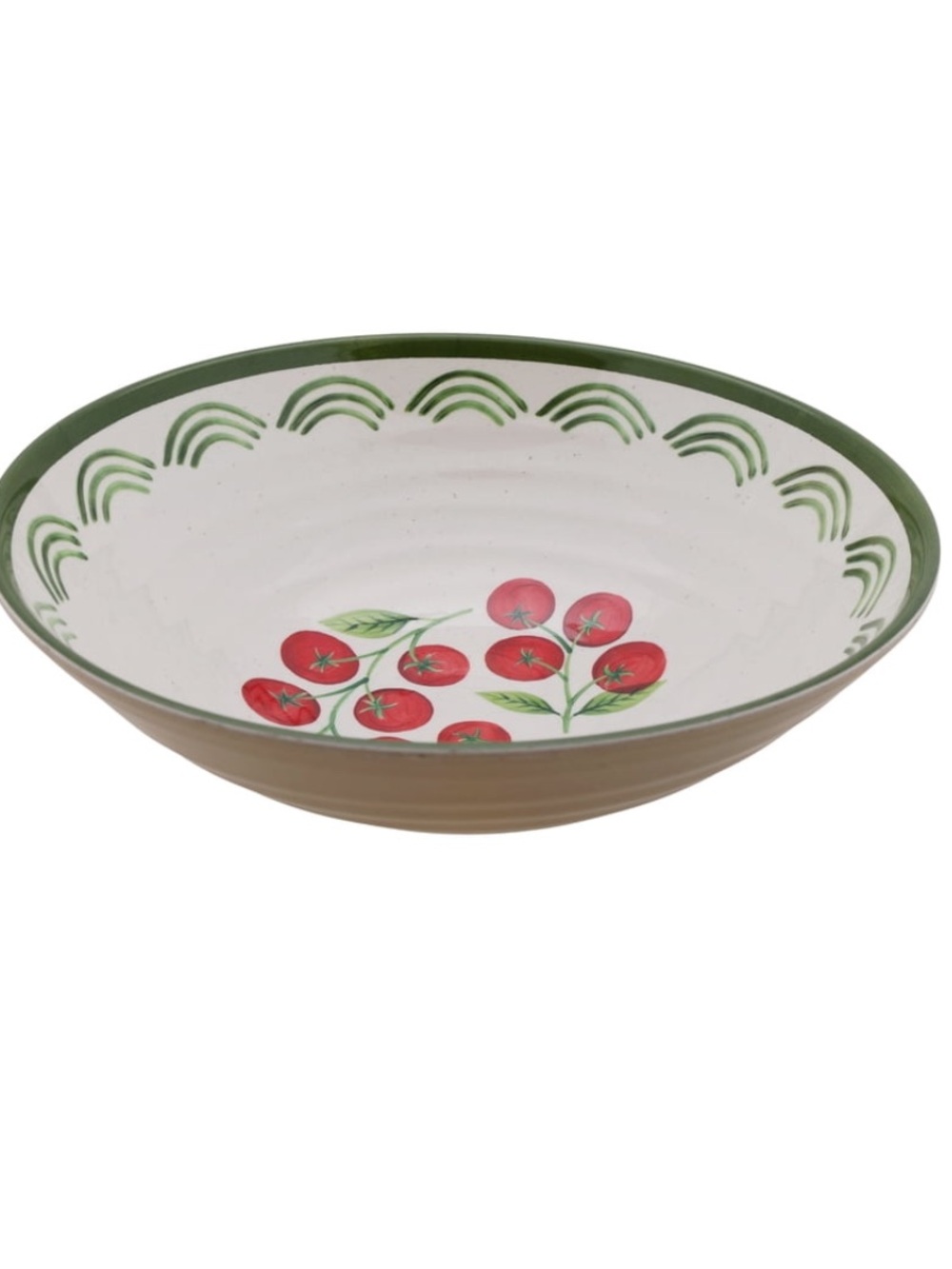 Better Homes & Gardens 4.9 qt Round Tomato Serving Bowl, Dishwasher Safe